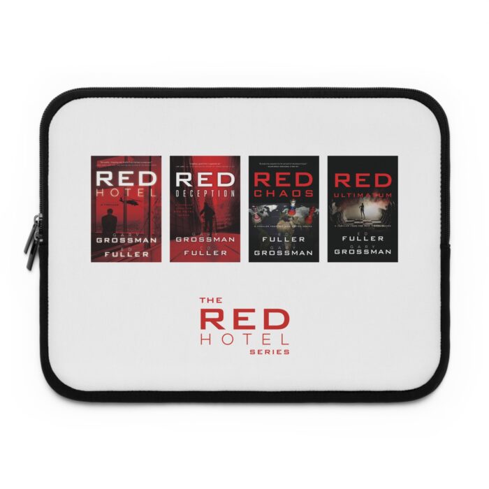 Red Hotel Series Laptop Sleeve (White) - Image 6