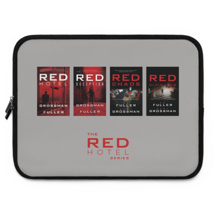 Red Hotel Series Laptop Sleeve (Grey) - Image 11