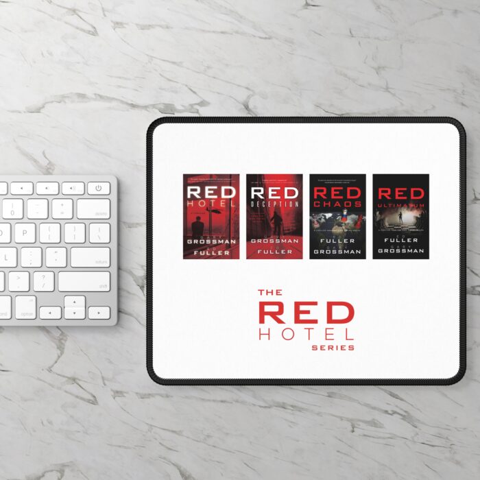 Red Hotel Series Mouse Pad (White) - Image 2