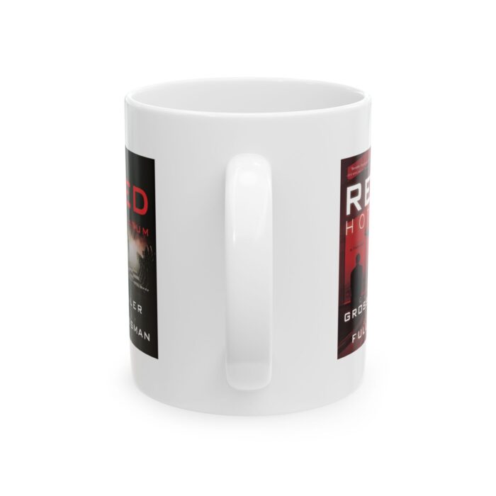 Red Hotel Series Ceramic Mug, (11oz) - Image 2