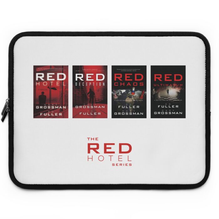 Red Hotel Series Laptop Sleeve (White) - Image 16