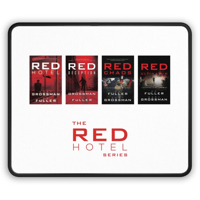 Red Hotel Series Mouse Pad (White)