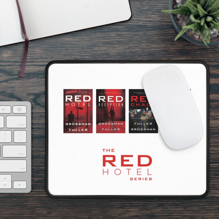 Red Hotel Series Mouse Pad (White) - Image 3