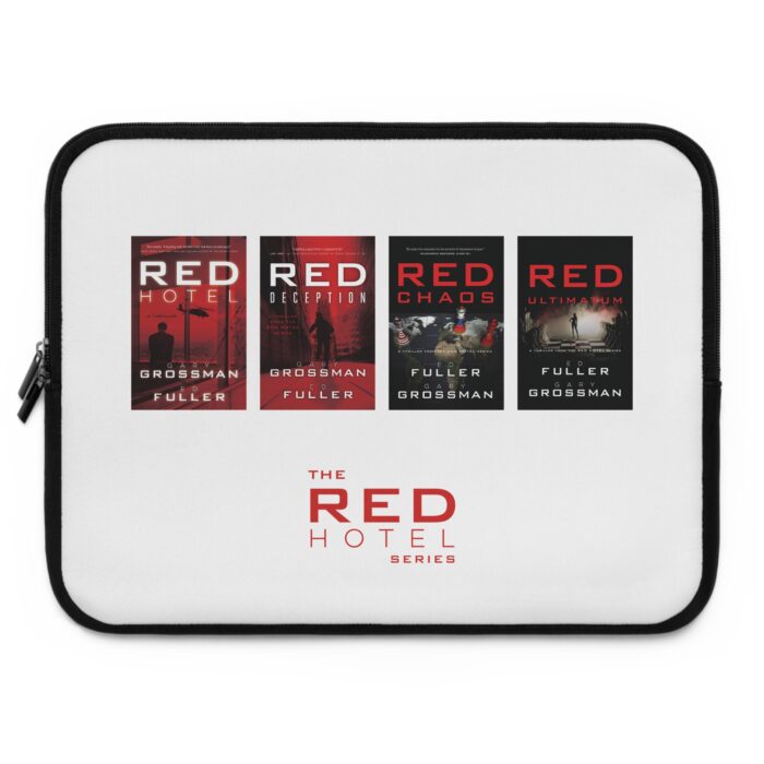 Red Hotel Series Laptop Sleeve (White) - Image 11