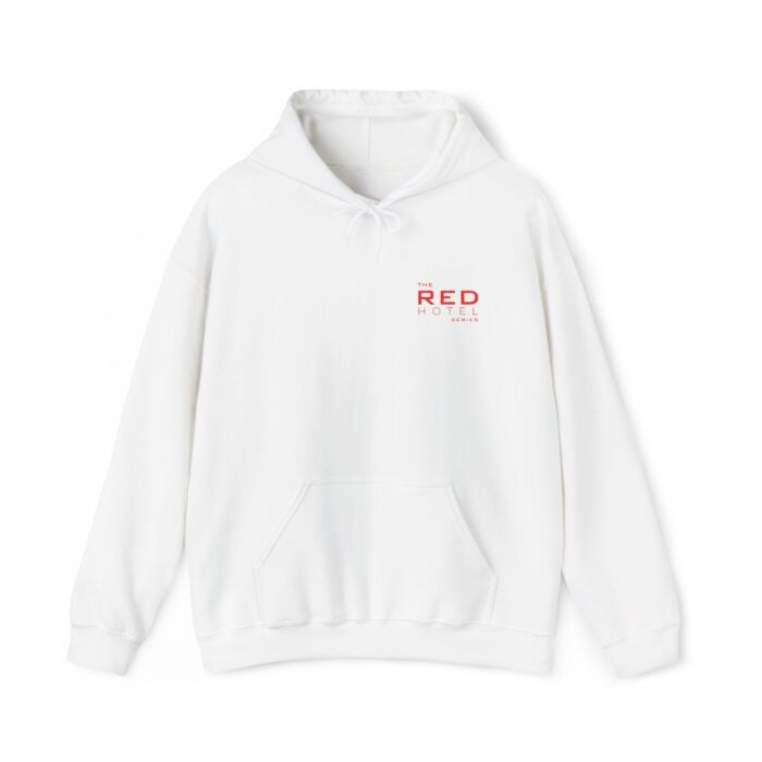 Red Hotel Embroidered Hooded Sweatshirt (Unisex)