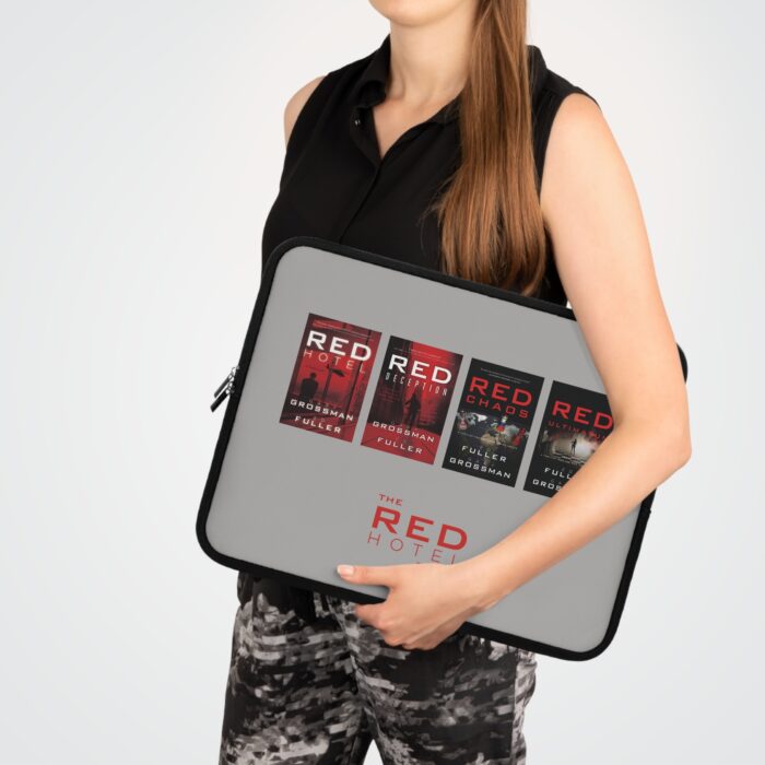 Red Hotel Series Laptop Sleeve (Grey) - Image 20