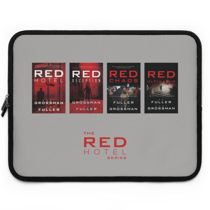 Red Hotel Series Laptop Sleeve (Grey) - Image 16